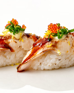 Lemon Sea Bass Nigiri Flambé 2 pcs