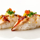 CAPO-038-lemon-sea-bass-nigiri-flambe-2-pcs