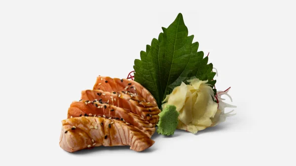Salmon Flamed Sashimi