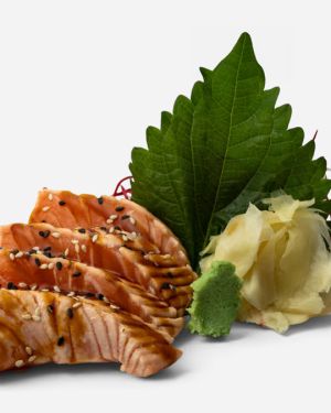 Salmon Flamed Sashimi